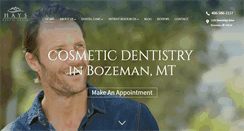 Desktop Screenshot of haysdental.com